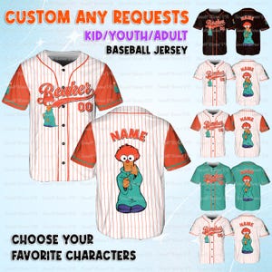 Disney Muppets Babies Beaker Jersey, Muppets Babies Characters Jersey, Disney Baby Beaker Birthday Shirt, Matching Muppets Group Shirt