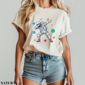 Astronaut Dab Softstyle T-Shirt, Cosmic Tee for Space Lovers, Fun Gift for Kids, Astronaut Gift, Universe Fan Shirt, Gift forWoman
