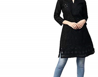 black kurtis design