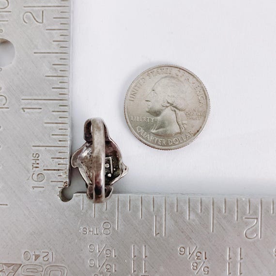 VTG Solid Silver Dolphin Ring 1990s Nautical Ocea… - image 10