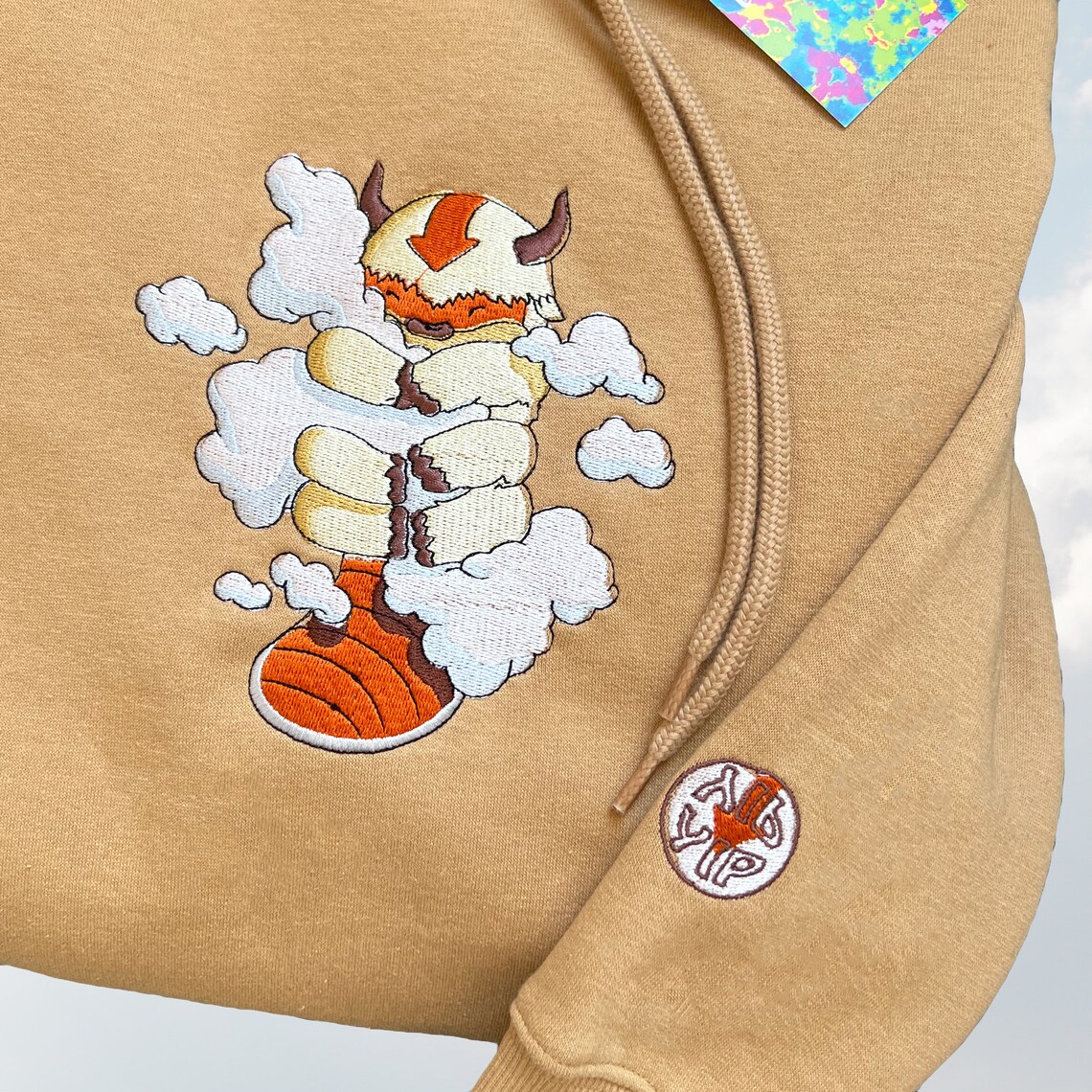 Appa in the Clouds Embroidered Sweatshirt & Hoodie Etsy