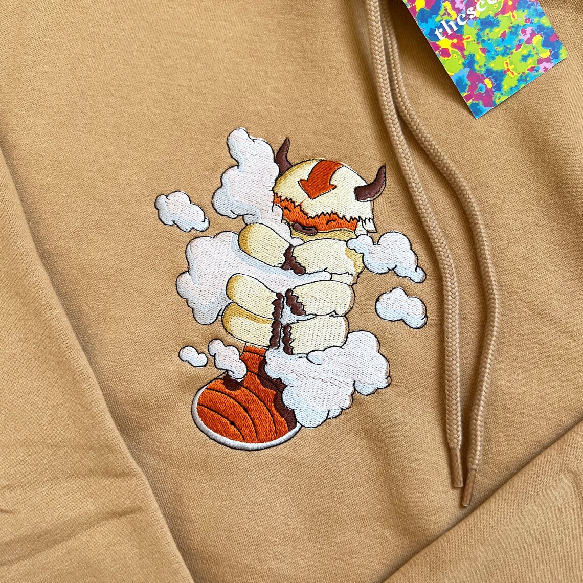 Appa in the Clouds Embroidered Sweatshirt & Hoodie Etsy
