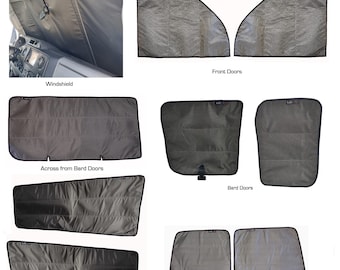 Ford Econoline Insulated Window Covers, Full Set 1992-2016