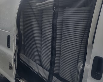 2003-2022 Chevy Express Van Sliding Door Magnetic Bug Net Screen. 1500, 2500, 3500 Van