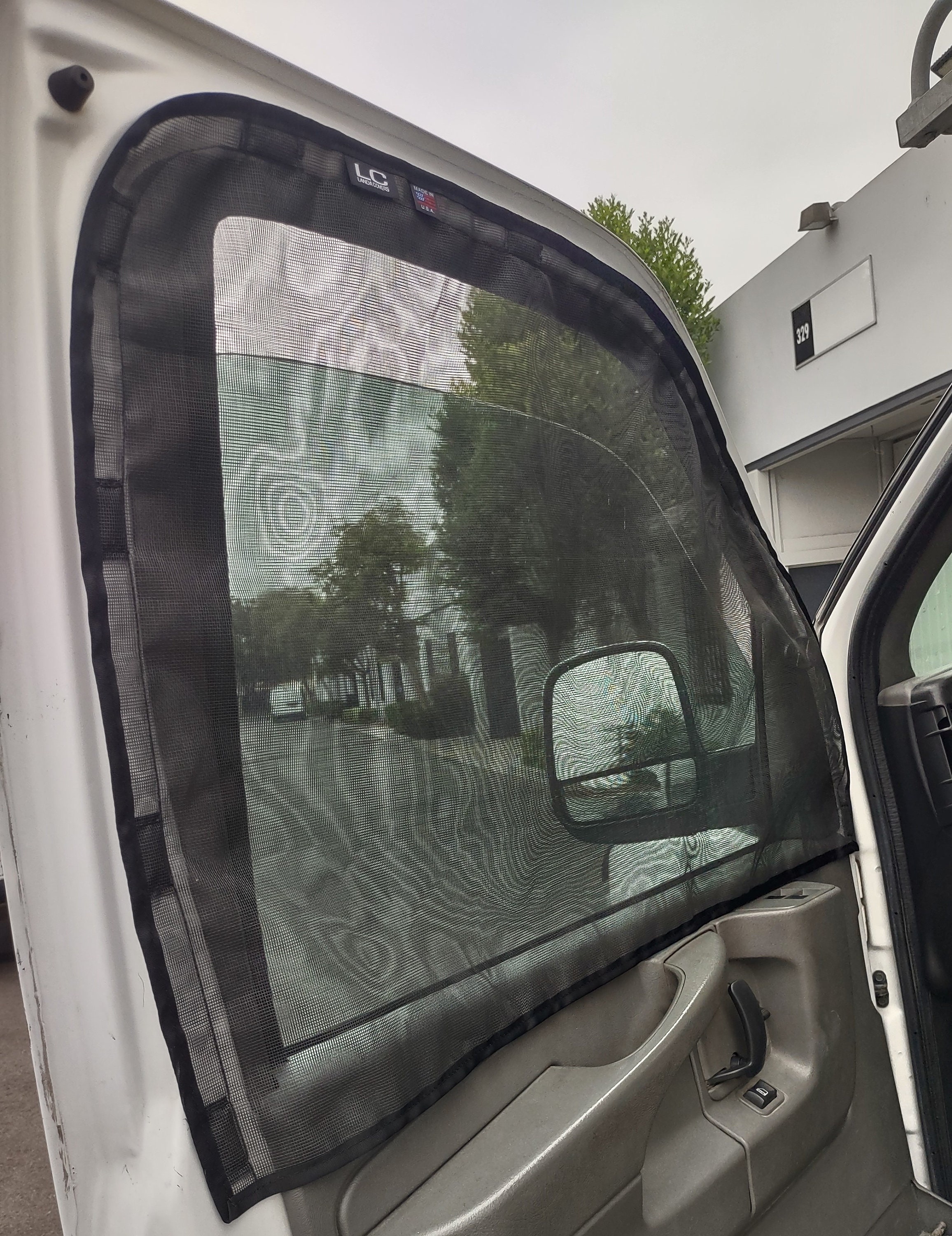Bug net for car window top