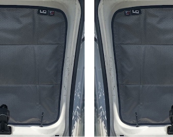 1992 - 2016 Ford Econoline Insulated Rear Door Magnetic Window Covers (Pair)