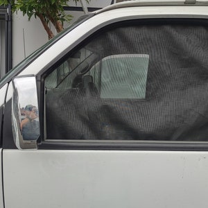 2003-2022 Housses magnétiques pour moustiquaires pour fenêtre de porte d'entrée Chevy Express / Moustiquaires anti-insectes / Ensemble de couvre-fenêtres Dr/Ps en tissu double couche