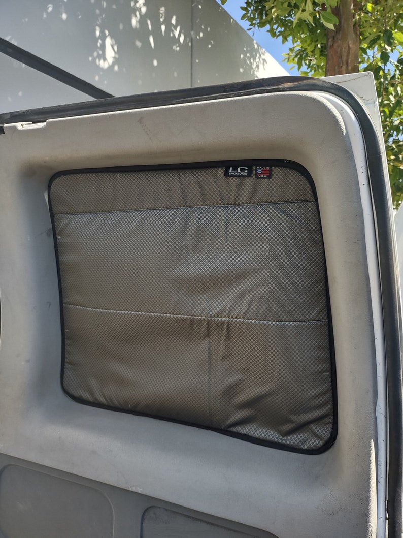 19982015 Ford Econoline Rear Window Covers Insulated Fits Stock