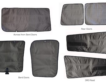 Ford Econoline Insulated Window Cover Set, Barn Door  1992-2016