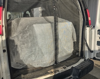 Chevy Express Van Rear Door Magnetic Bug Screen (2003-2019)