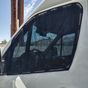 2007-2018 Mercedes Benz Sprinter Van Vordertür Magnetische BugNetze Bildschirm Mesh Netting Covers Set Dbl-Layer-Gewebe Installation im Außenbereich