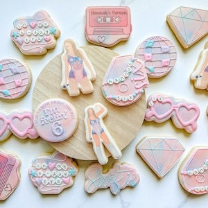 Swiftie | Custom Decorated Sugar Cookies | Hand-Piped & Printed Cookies