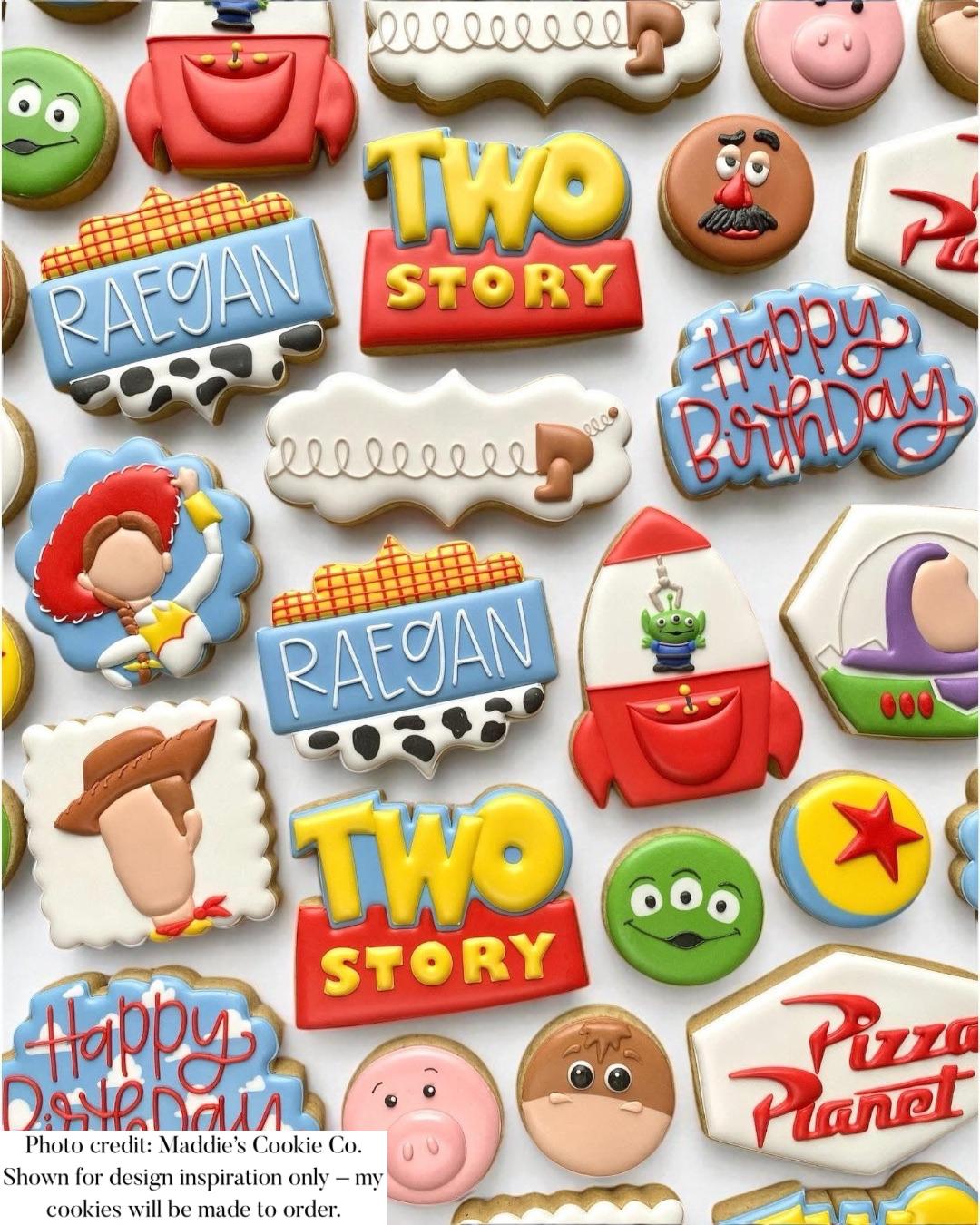 Space Ranger Sheriff Cowboy | Custom Decorated Sugar Cookies | Hand-Piped & Printed Cookies