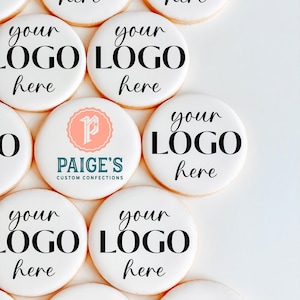 Logo | Custom Decorated Sugar Cookies | Hand-Piped & Printed Cookies