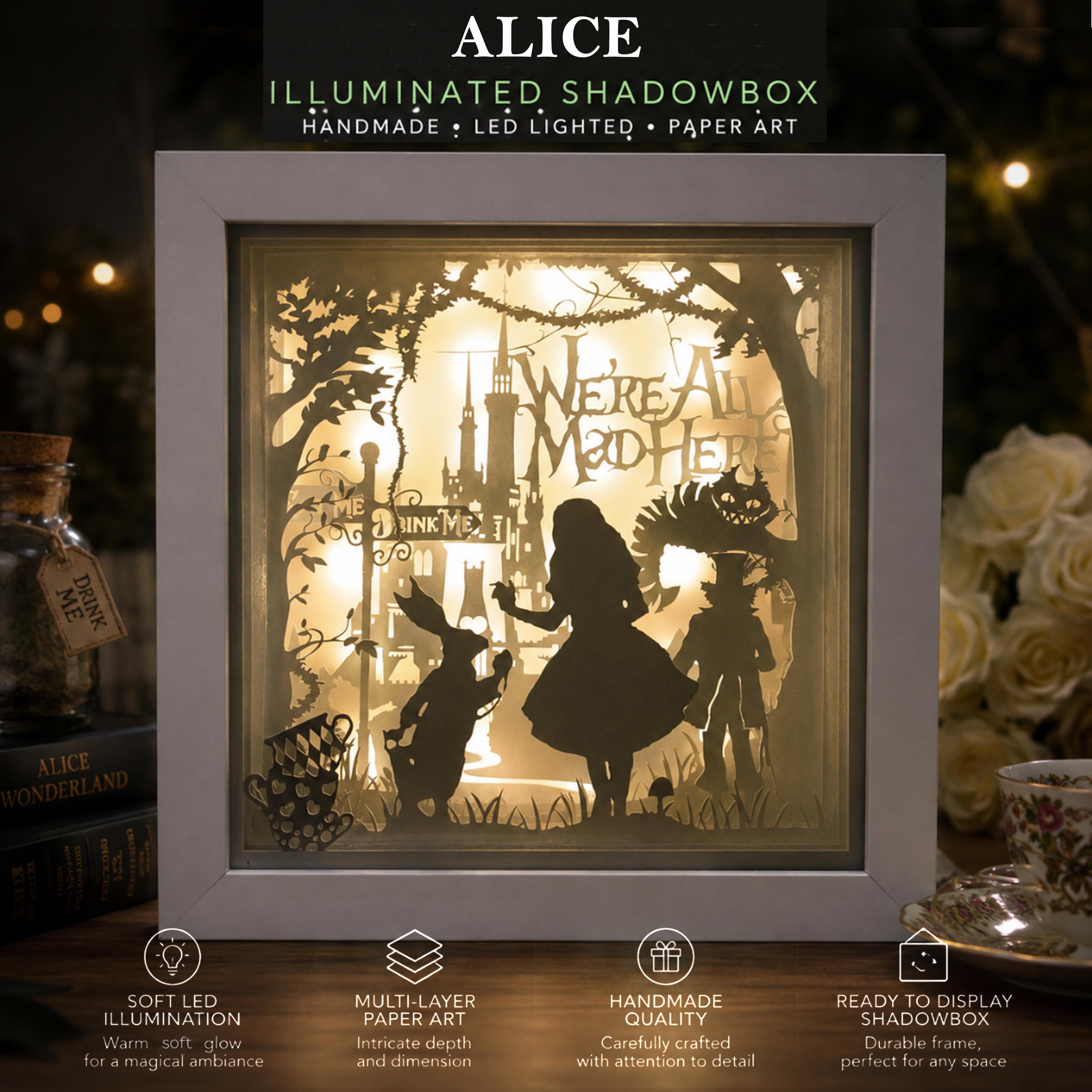 Alice in Wonderland Lightbox - Etsy