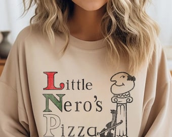 Little Nero's Pizza Sweatshirt: Funny Home Alone Christmas Movie Sweater