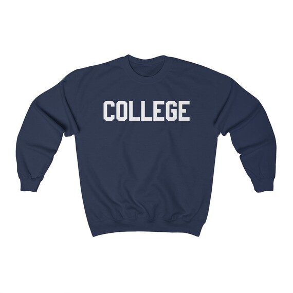 College Crewneck Sweatshirt Animal 