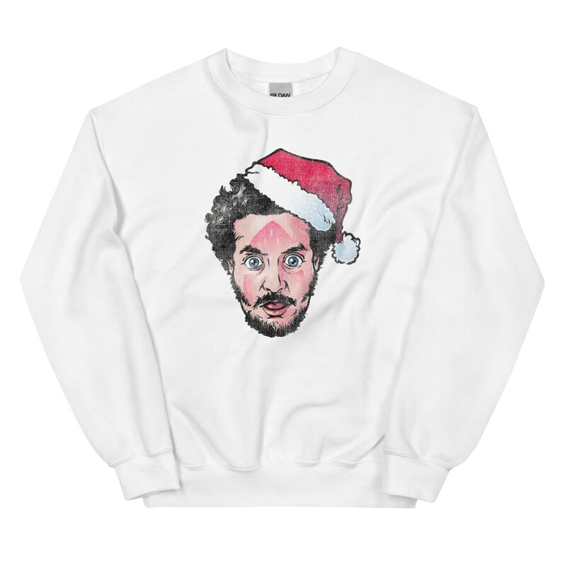 Sweat-shirt Vintage Années 90 Home Alone 2 - Kevin McCallister - Taille S - Gris - Occasion Très Bon état