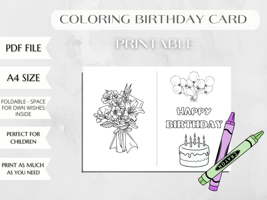  Ausmalbilder Geburtstagskarte Kinder Malvorlagen für Kinder Malvorlagen Bildidee 