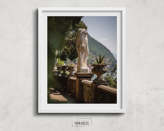 Italian Art Print | 'SCULTURA 001' | Marble Sculpture | Wall Decor | Italian Art | Lake Como Print