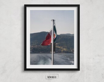 Italy Art Print | 'TRAGHETTO 001' | Lake Como Italy | Italian Art | Lake Como Print