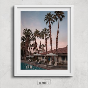 Palm Springs Art Print | Photography Art Print | Palm Springs CA | Modern Art Print image 1