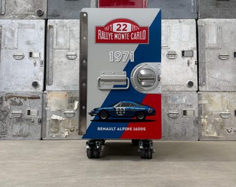 Renault Alpine container night stand side table galley box canister flight case airline trolley