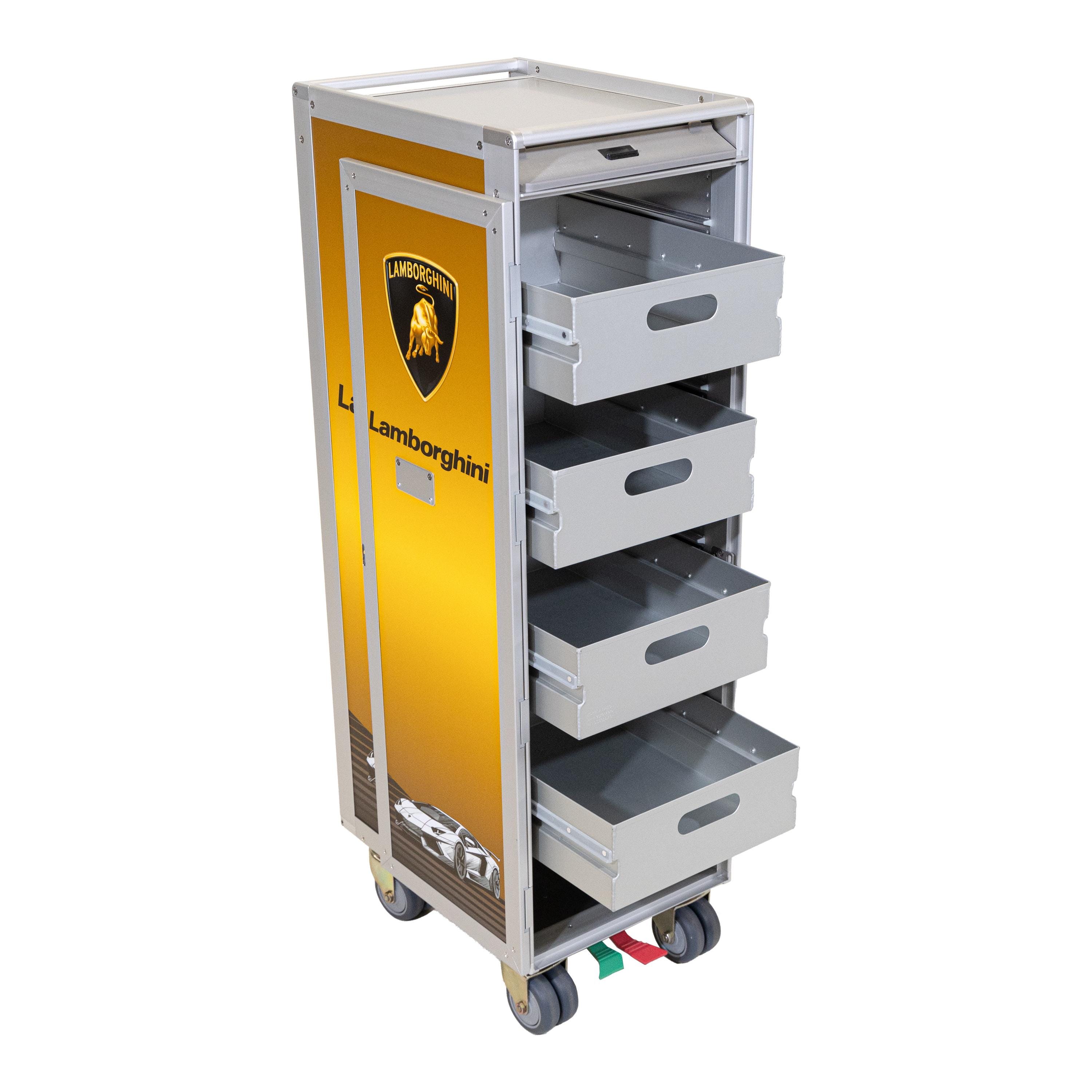 4 New Aluminum Atlas Airline Trolley Drawers - Etsy