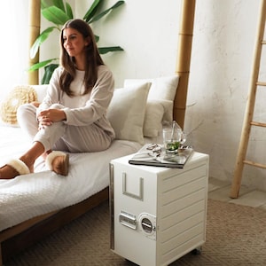 Brand new Galley container night stand side table galley box canister flight case airline trolley