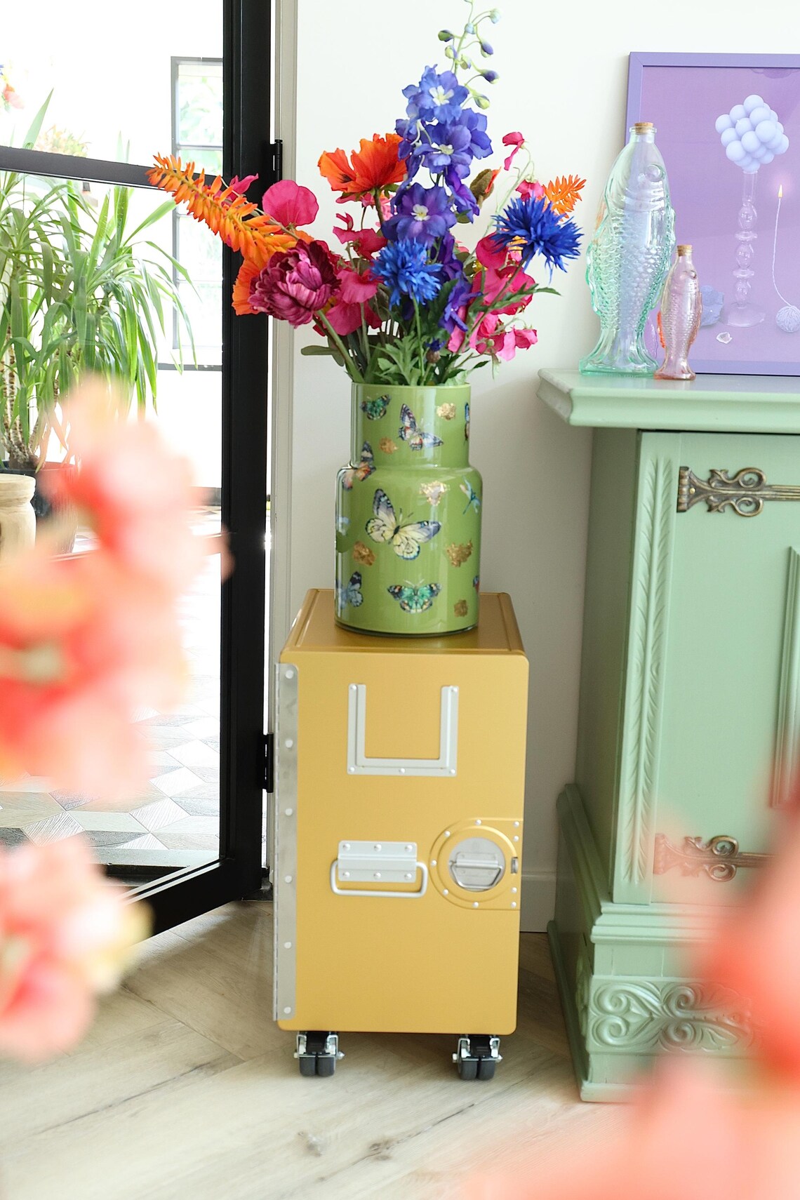 Brand New Golden Galley Container Night Stand Side Table Galley Box ...