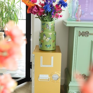 Brand new golden Galley container night stand side table galley box canister flightcase airline trolley