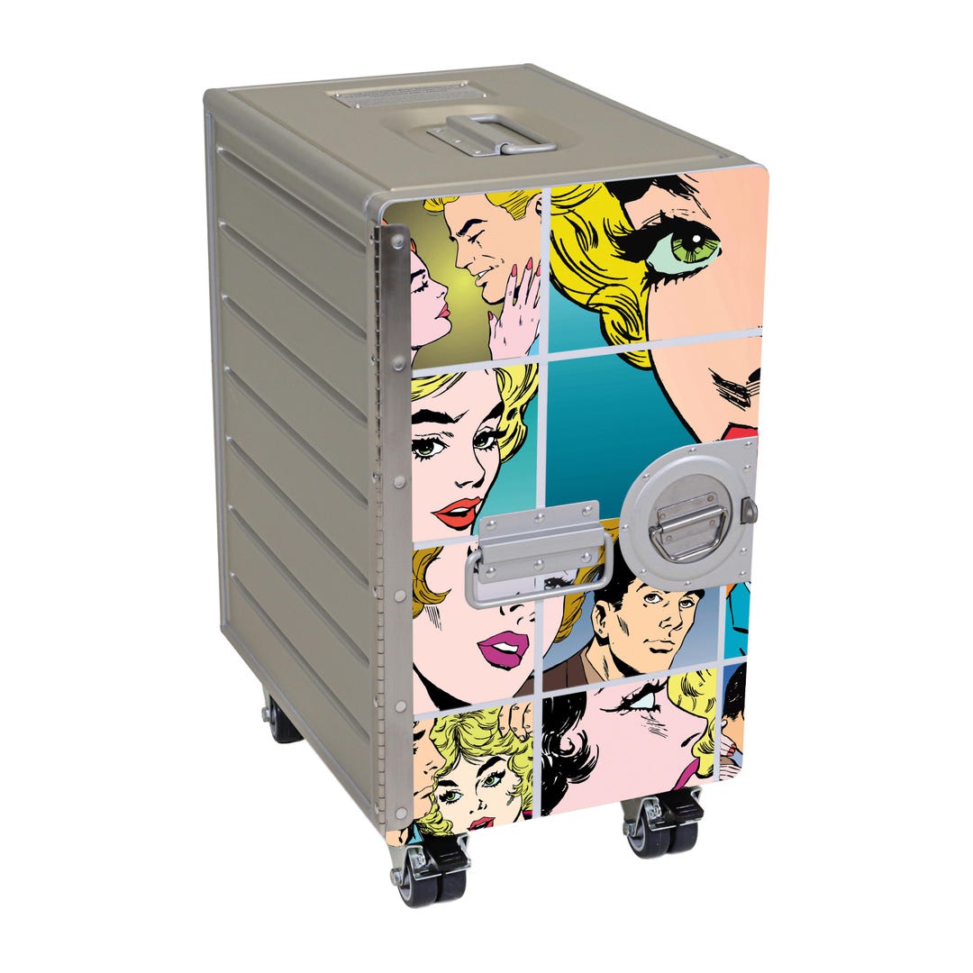 Brand New Pop-art Galley Container Night Stand Side Table Galley Box ...