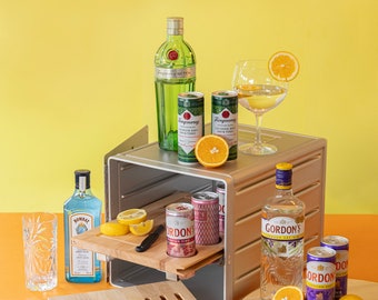 Galley container cocktail bar airline galley container.