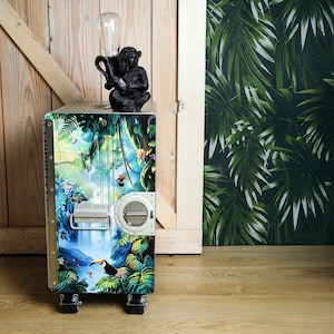 Brand new pop-art galley container night stand side table galley box canister flight case airline trolley