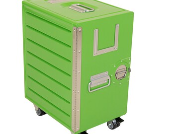 Nuovissimo contenitore Galley comodino tavolino cambusa scatola metallica flight case trolley aereo