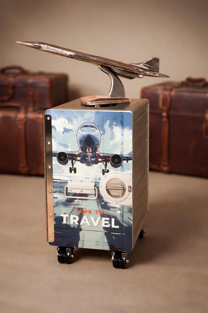 Brand New Aviation Galley Container Night Stand Side Table Galley Box ...