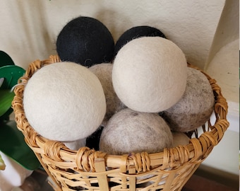 Boules de séchage - XL, assouplissant surnaturel, réutilisable, réduit les plis des vêtements et fait gagner du temps de séchage.