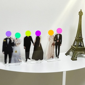 Custom Acrylic Stand, Personalize Acrylic Figure Standee, Custom Wedding Acrylic Stand, Acrylic Photo CutOuts, Wedding photo stand, Baby