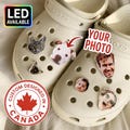 Personalized Photo Shoe Charm | LED Light Up Custom Acrylic Charm for Kids Pets Family Sports Team Canada product logo