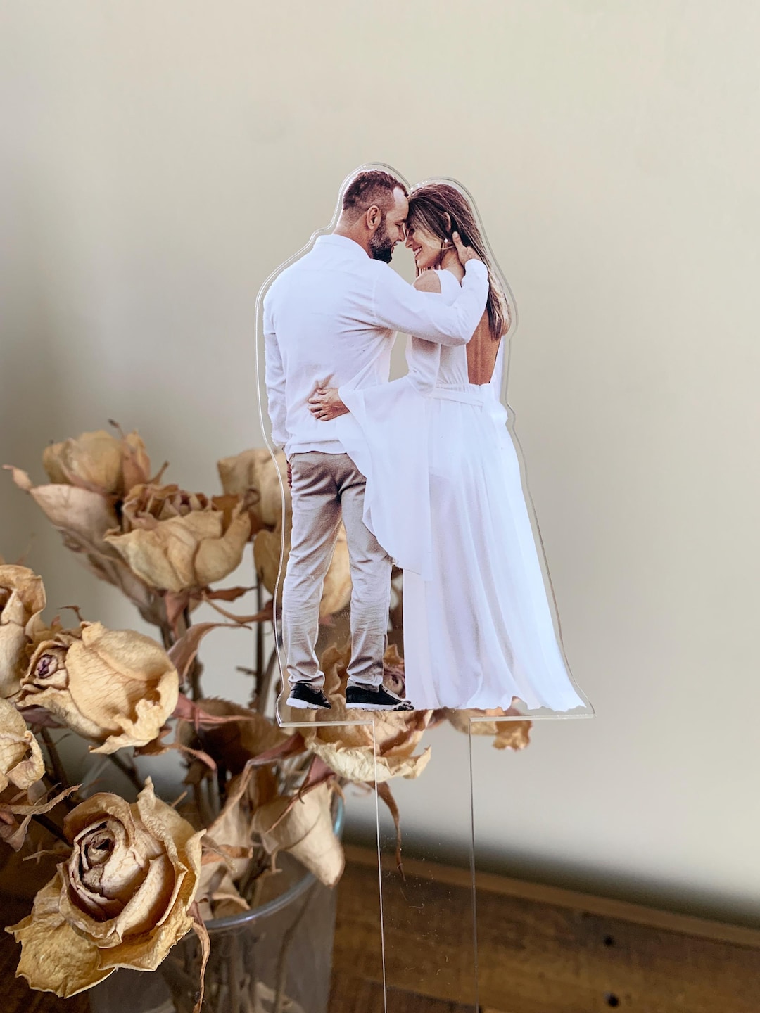 Custom Acrylic Cake Topper & Photo Prop | Personalized Wedding ...