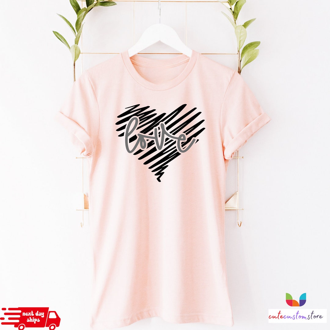 T-shirt Homme « Heart Thinking » – Coton Premium, Couleur Charcoal Heather – Neuf Avec étiquettes