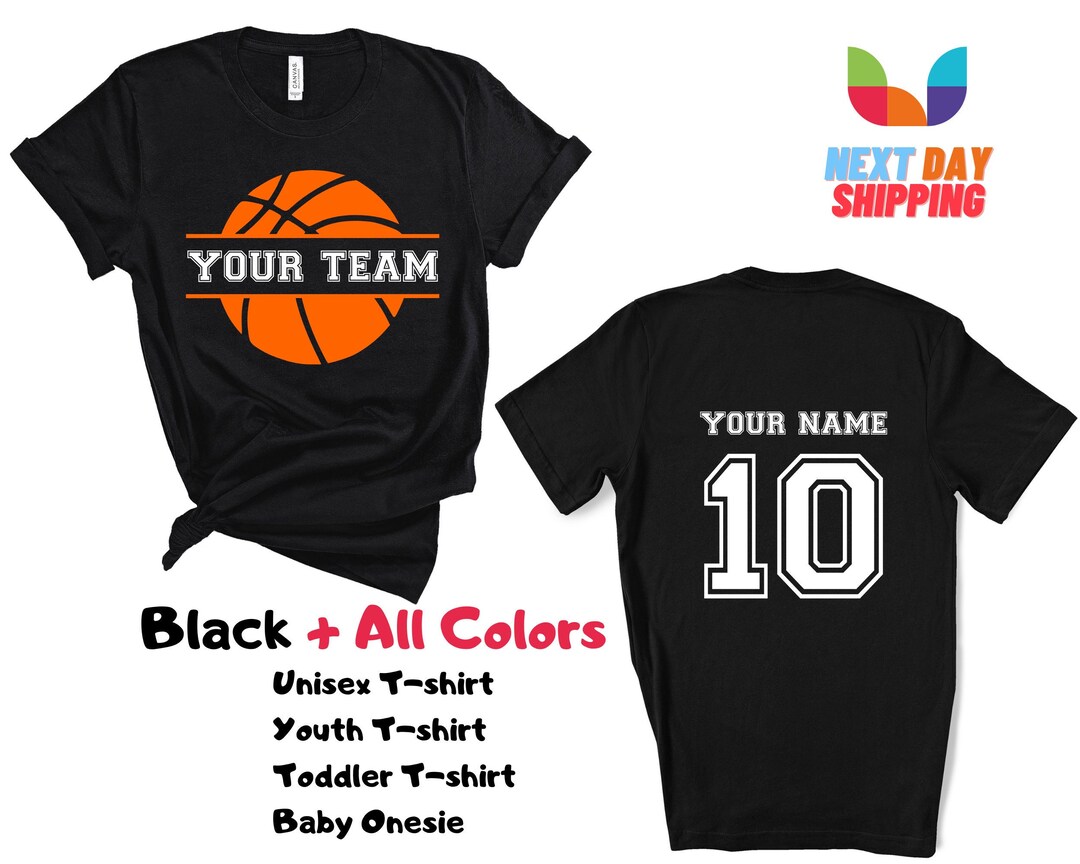 Boy Girl Shirt With Name Age Team Number,custom Youth Basketball Shirt