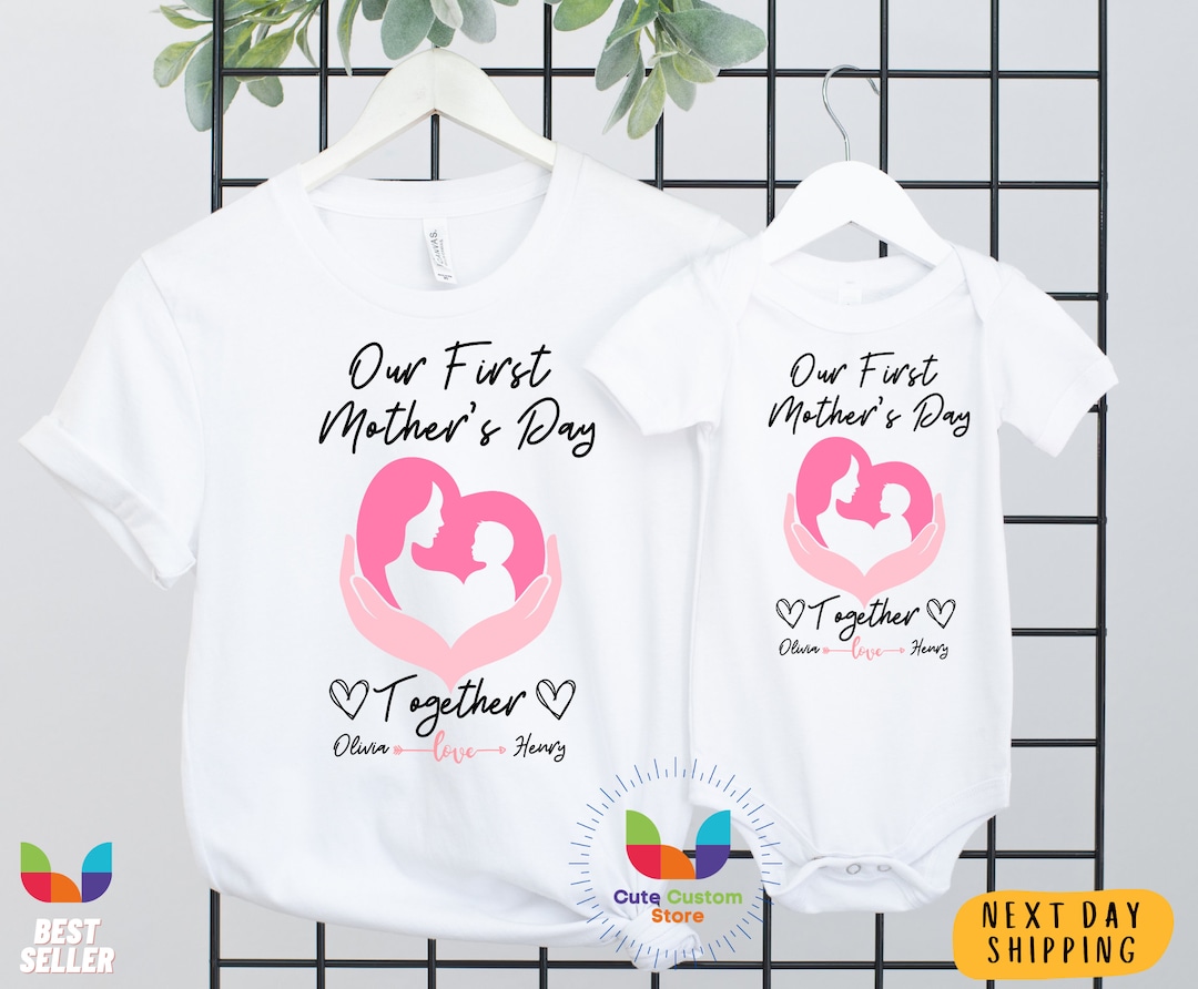Our First Mothers Day Shirt 1st Mothers Day Mothers Day Etsy