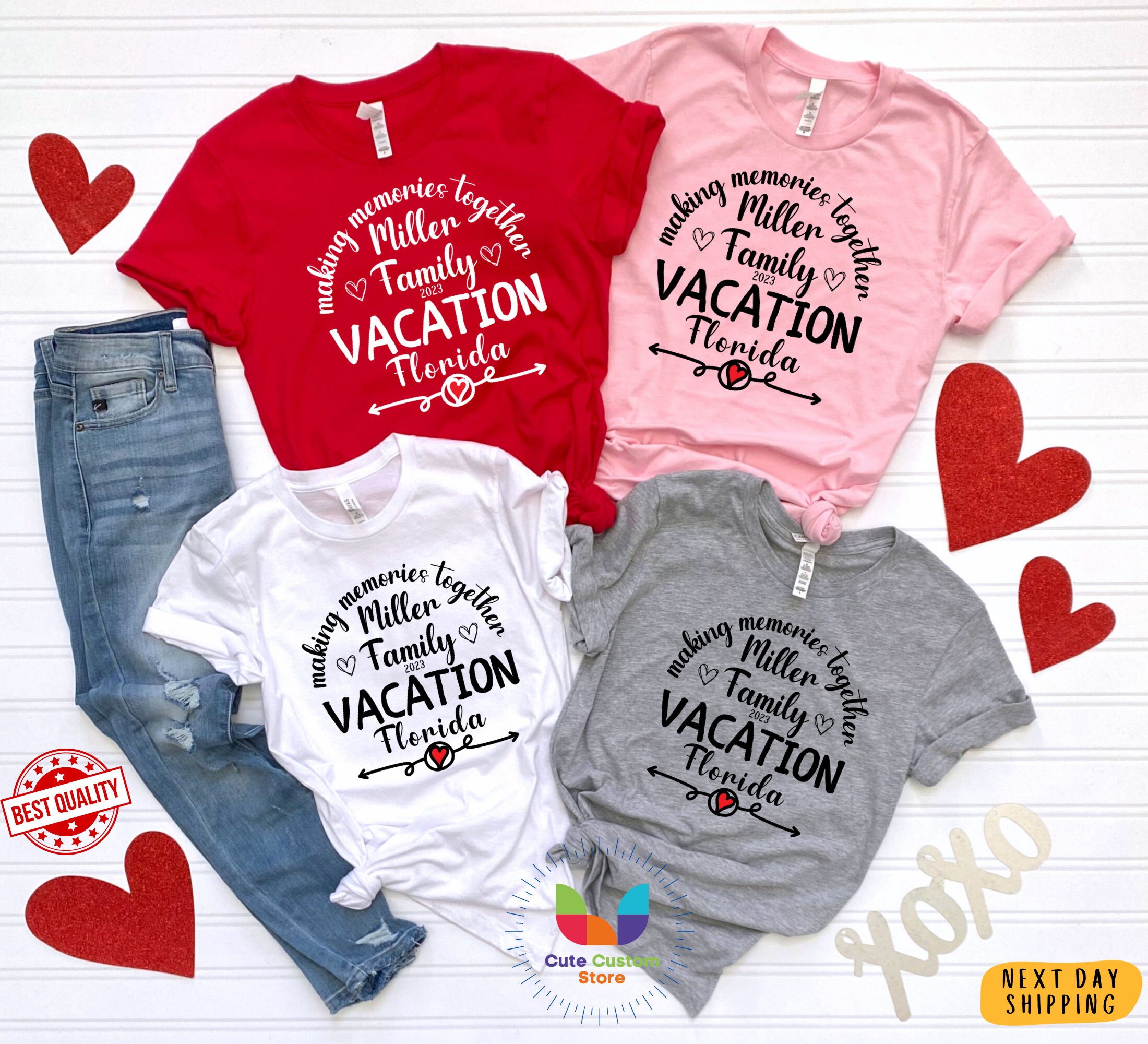 Discover Custom Summer Shirt, Custom Family Vacation Shirts, Family Vacation Shirts, Custom Shirt, Personalized Family Shirt, Custom Vacation Shirts