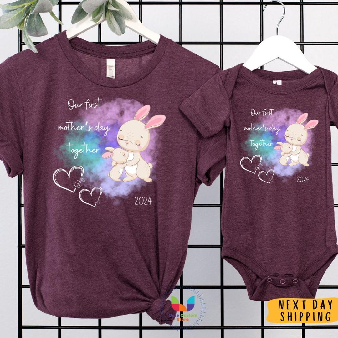 Our First Mother's Day T Shirt Gráfico Por Tawhid · Creative Fabrica