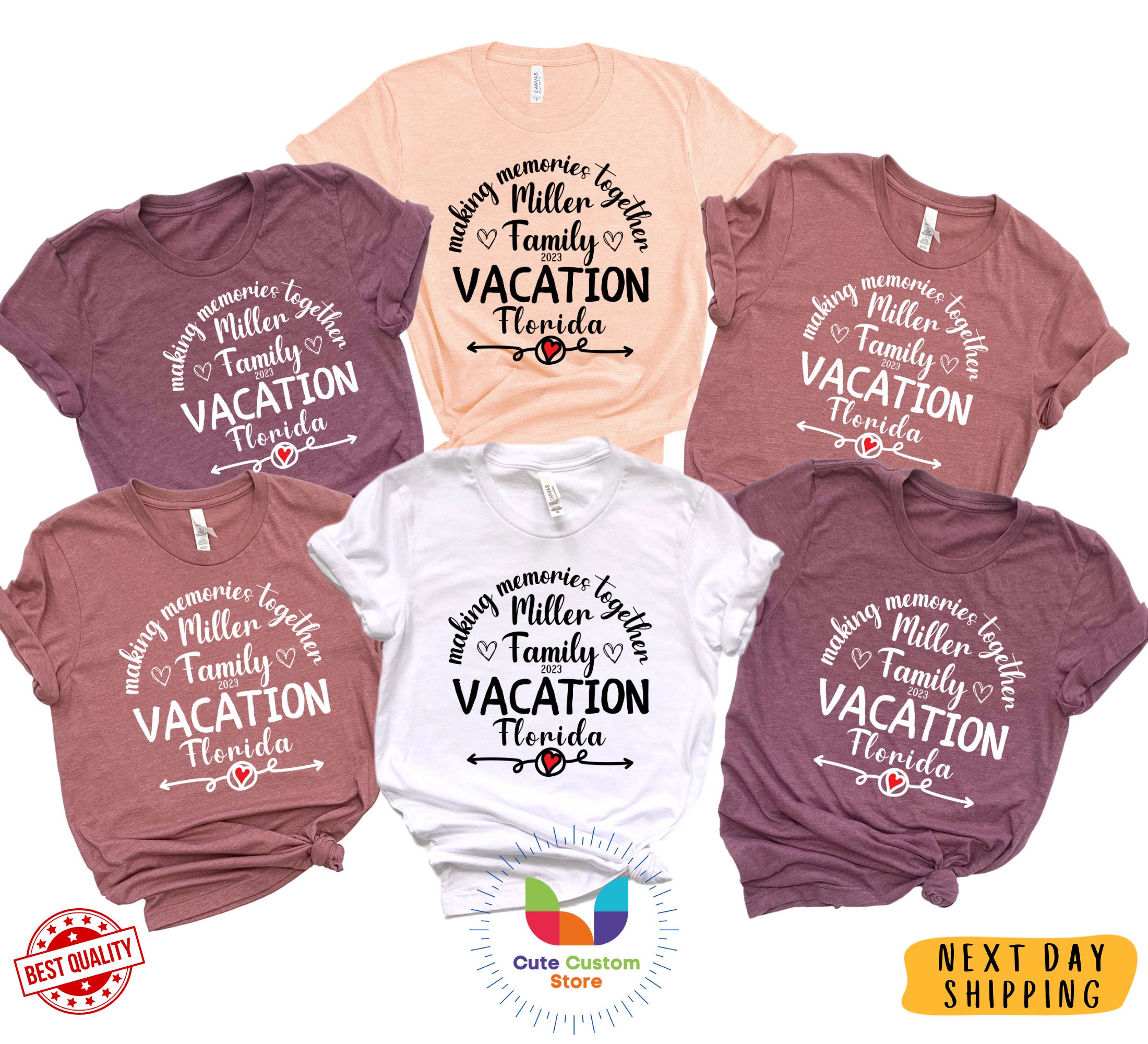 Discover Custom Summer Shirt, Custom Family Vacation Shirts, Family Vacation Shirts, Custom Shirt, Personalized Family Shirt, Custom Vacation Shirts