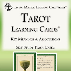 Tarot Lernkarten ~ Lebendiges Zauberhaftes Verlag