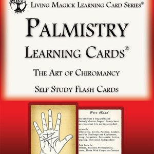 Palmistry Learning Cards ~ Living Magick Publishing