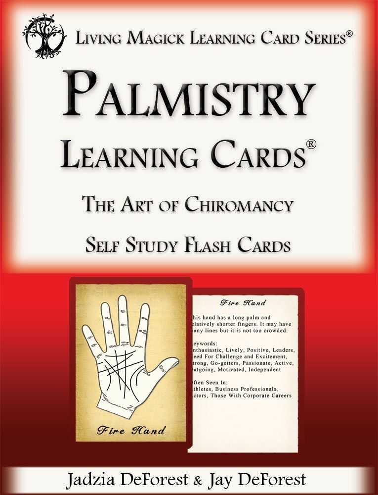 Palmistry Learning Cards ~ Living Magick Publishing
