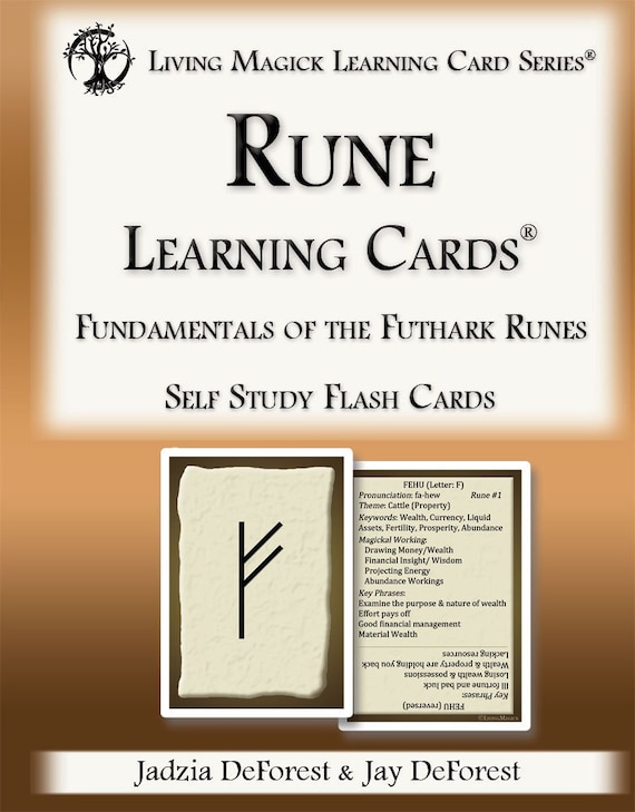 Living Rune Rune Learning Cards Living Magick Publishing | Etsy